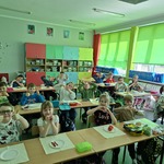 Wspólny poczęstunek z klasą Ia.