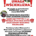 Informacja o wściekliźnie
