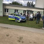 Festyn rodzinny - stanowisko Policji.