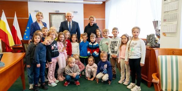 Zdjęcie grupowe z Prezydentem.