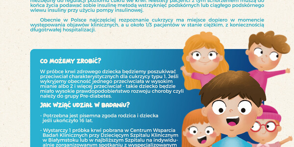 plakat Wyprzedźmy Cukrzycę