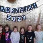 Uczennice w pamiątkowym zdjęciu z andrzejek 2023.