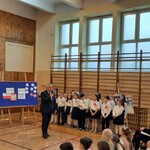 Uroczysty apel z okazji Narodowego Święta Niepodległości.