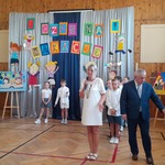 Uroczystość zakończenia roku szkolnego - przemówienie pani wicedyrektor szkoły.