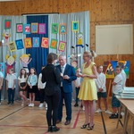 Uroczystość zakończenia roku szkolnego - podziękowania