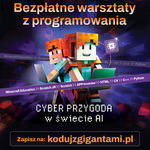 Plakat promujący akcję Koduj z gigantami