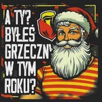 jedna z propozycji naklejek świątecznych Jagiellonii Białystok