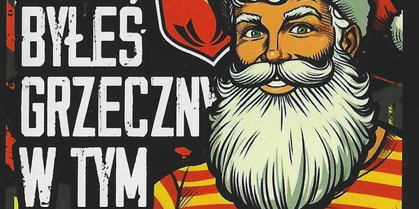 jedna z propozycji naklejek świątecznych Jagiellonii Białystok