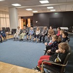 Uczniowie klasy IIa podczas wykładu o źródłach energii