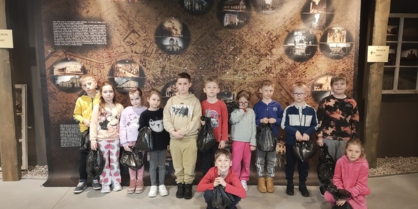 Uczniowie klasy 1 a w Centrum Kultury w Białymstoku.