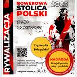 Plakat promujący Ogólnopolską Rywalizacje o Puchar Rowerowej Stolicy Polski