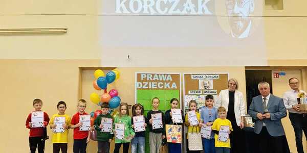 Wyniki szkolnego konkursu plastycznego - Janusz Korczak oczami uczniów.