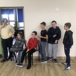 Klasa 4A w oczekiwaniu na kolejną konkurencję.